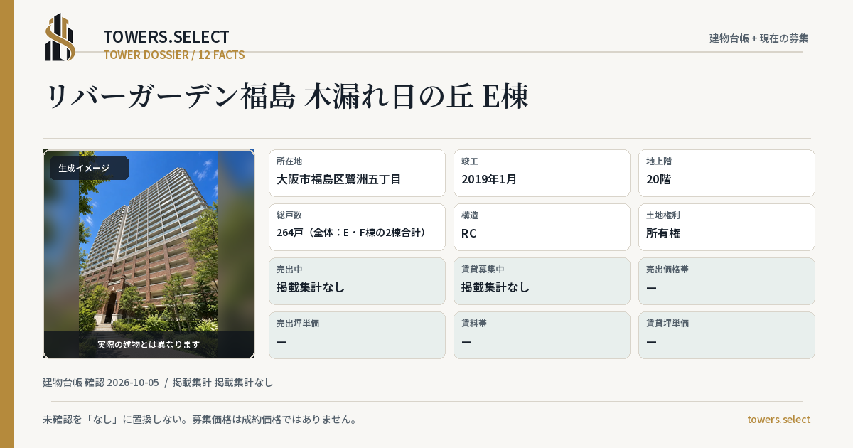 12 Data Cards for RIBA GARDEN FUKUSHIMA KOMOREBINOKA E