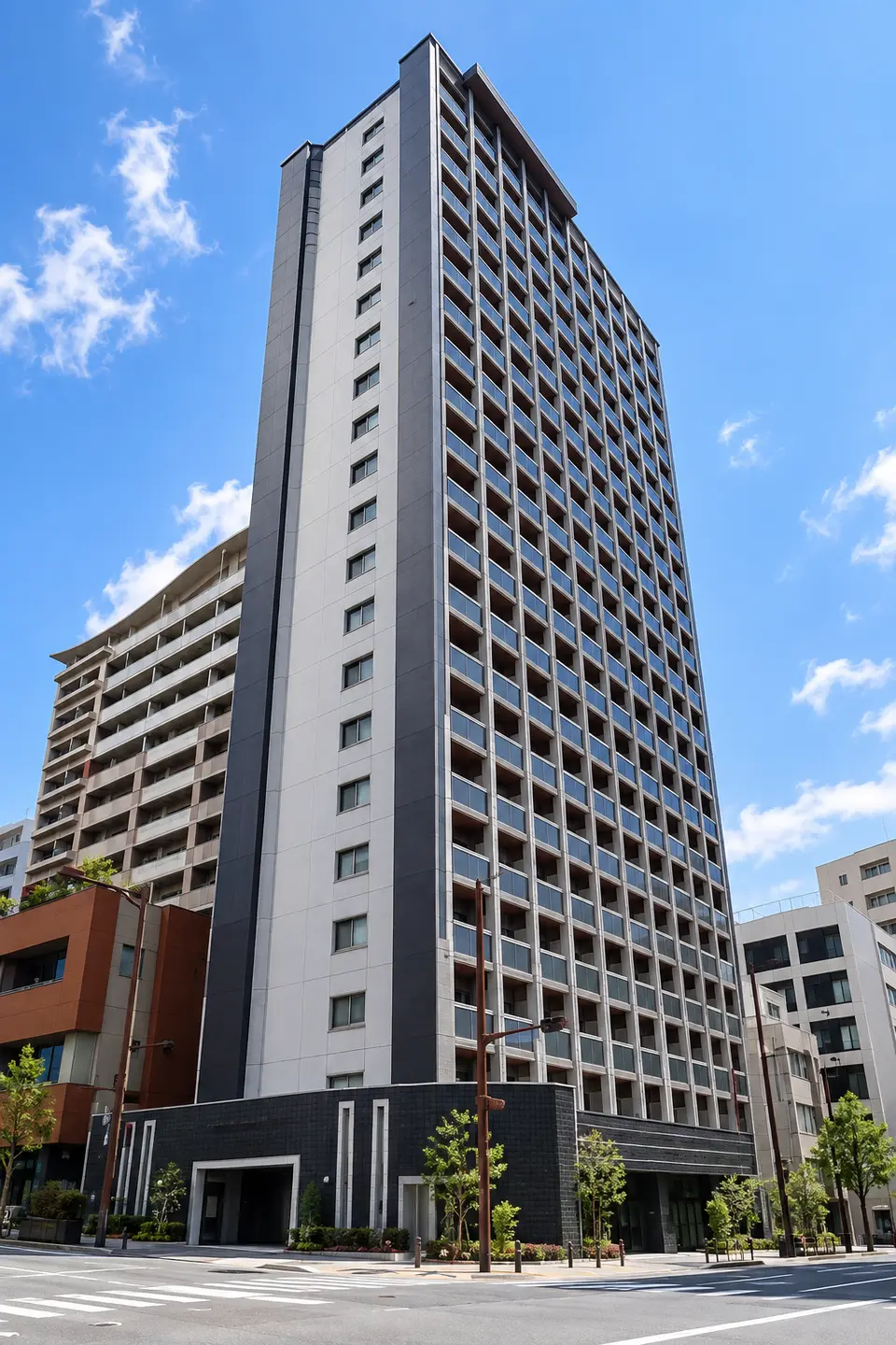Generated illustration (not the actual building) of ORIENT BLD NO 60 V TOWER TENJIN