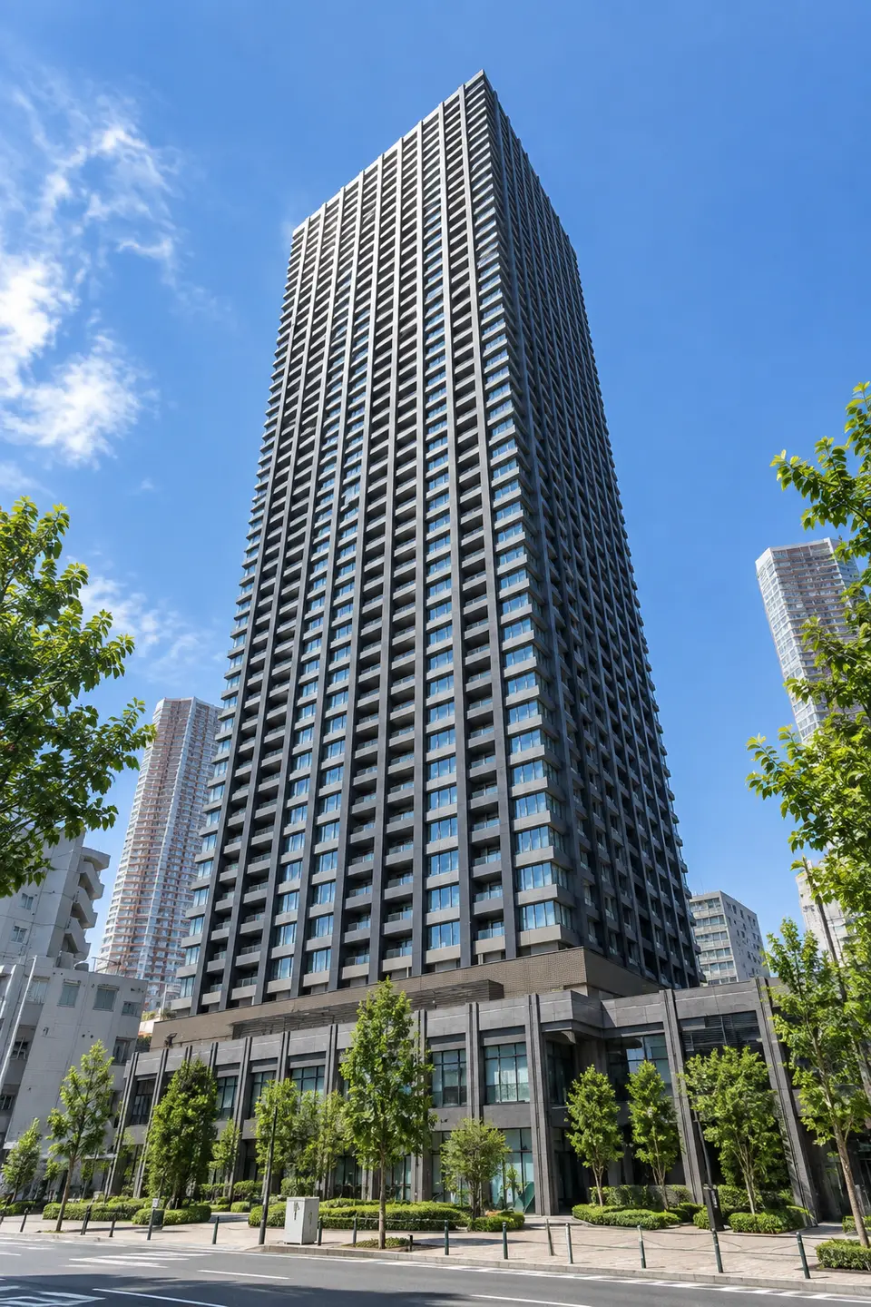 Generated illustration (not the actual building) of CITY TOWER MUSASHIKOSUGI