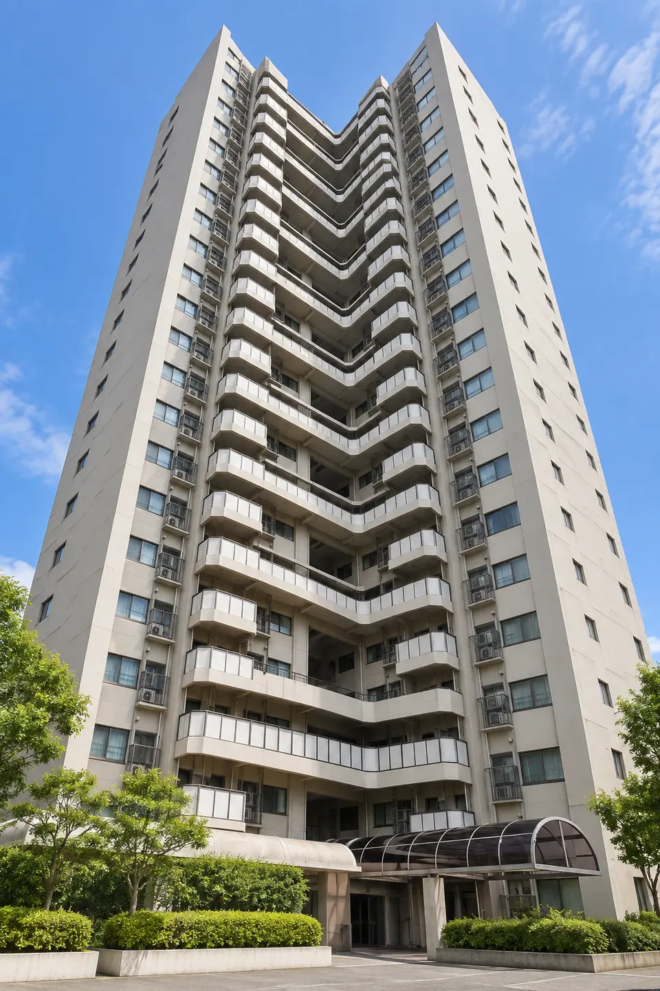 神戸ポートピアプラザA棟のイメージ画像（生成。実際の建物とは異なります）