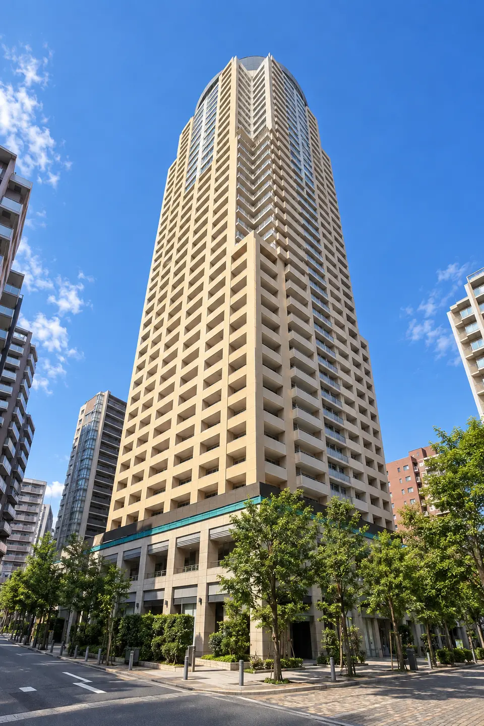Generated illustration (not the actual building) of TOAYAMATE THE KOBE TOWER