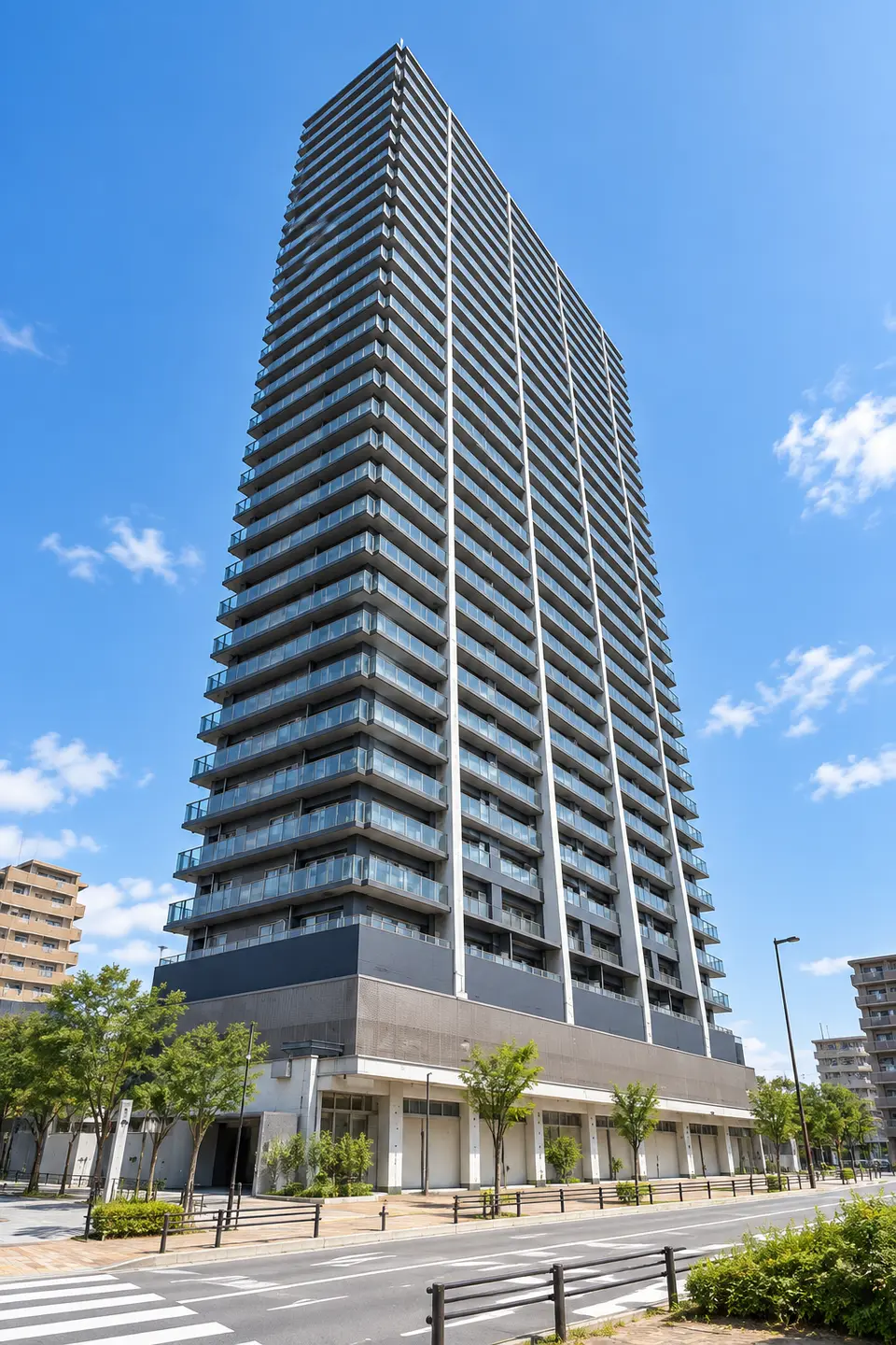 Generated illustration (not the actual building) of CITY TOWER GRAND SUMATAKATORI