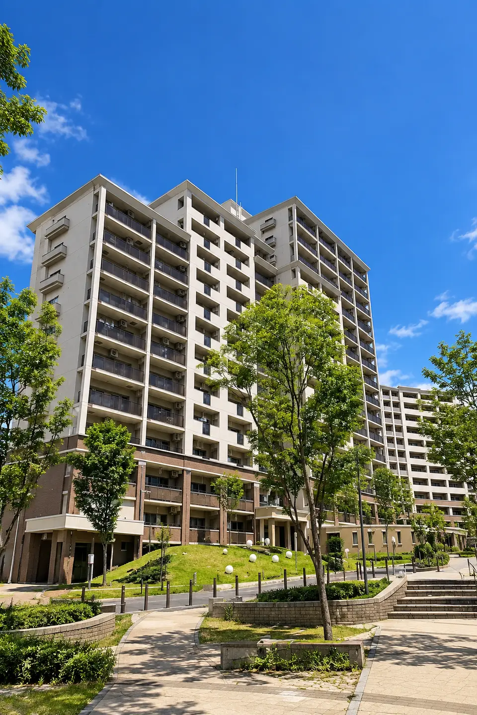 Generated illustration (not the actual building) of URBAN RAFURE HOSHIGAOKA 10 GOTO