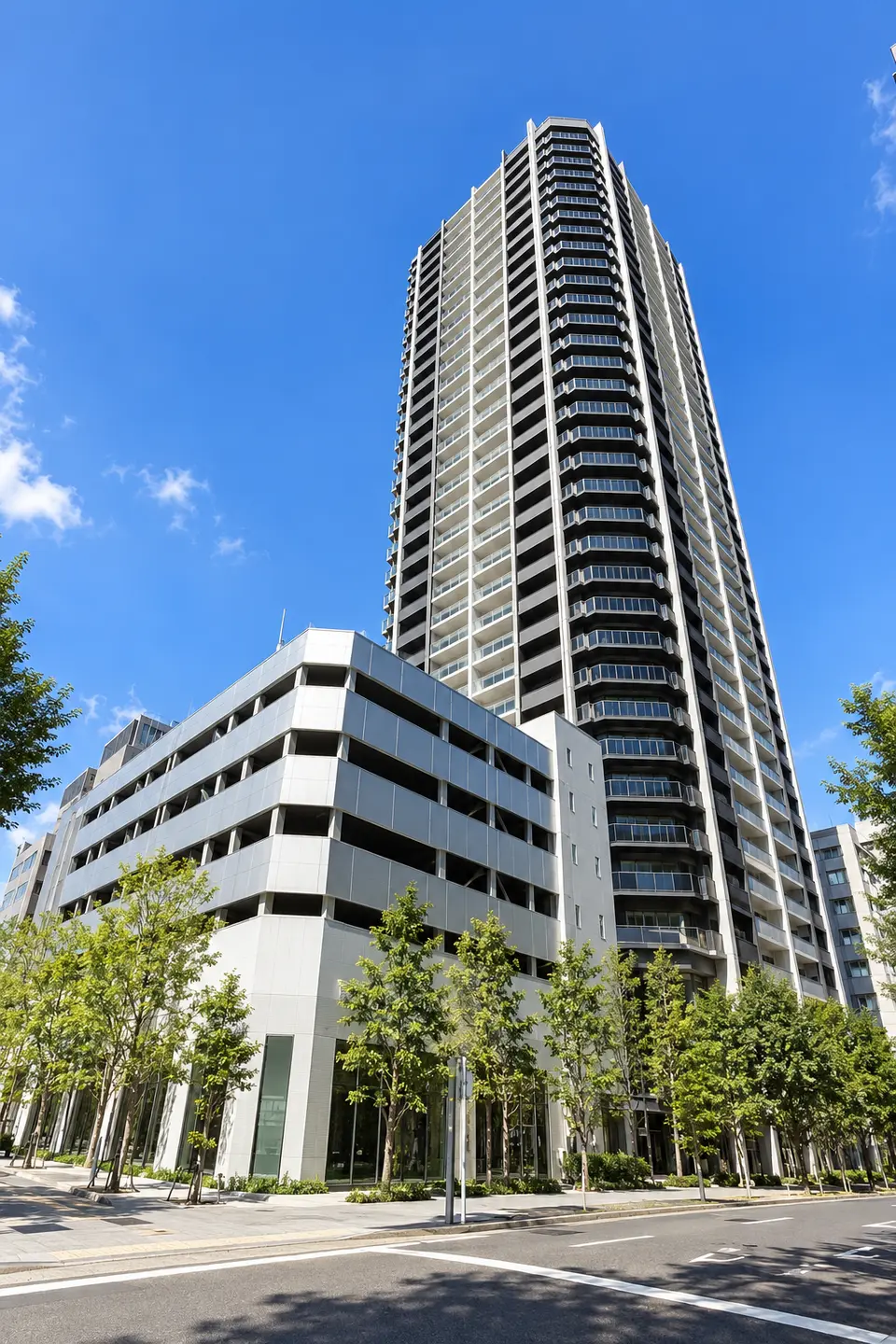 Generated illustration (not the actual building) of PROUD TOWER NAGOYANISHIKI
