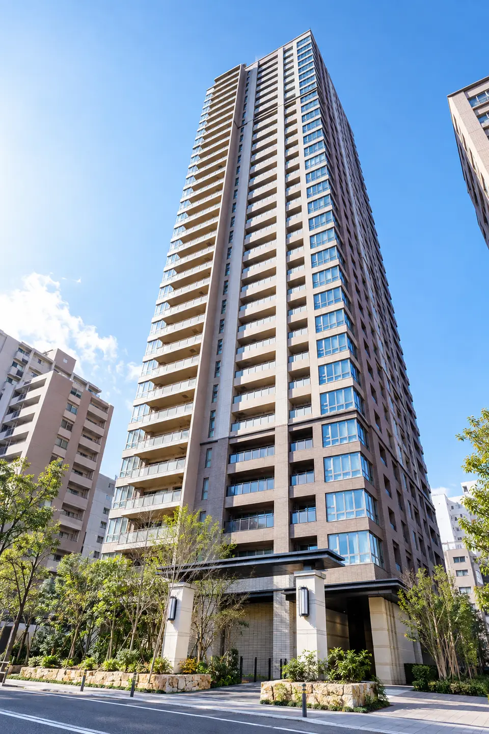 グランドメゾン上町台 ザ・タワーのイメージ画像（生成。実際の建物とは異なります）