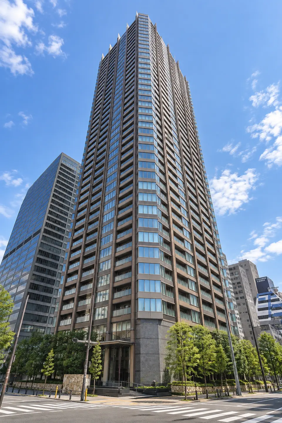 Generated illustration (not the actual building) of PARK TOWER KITAHAMA