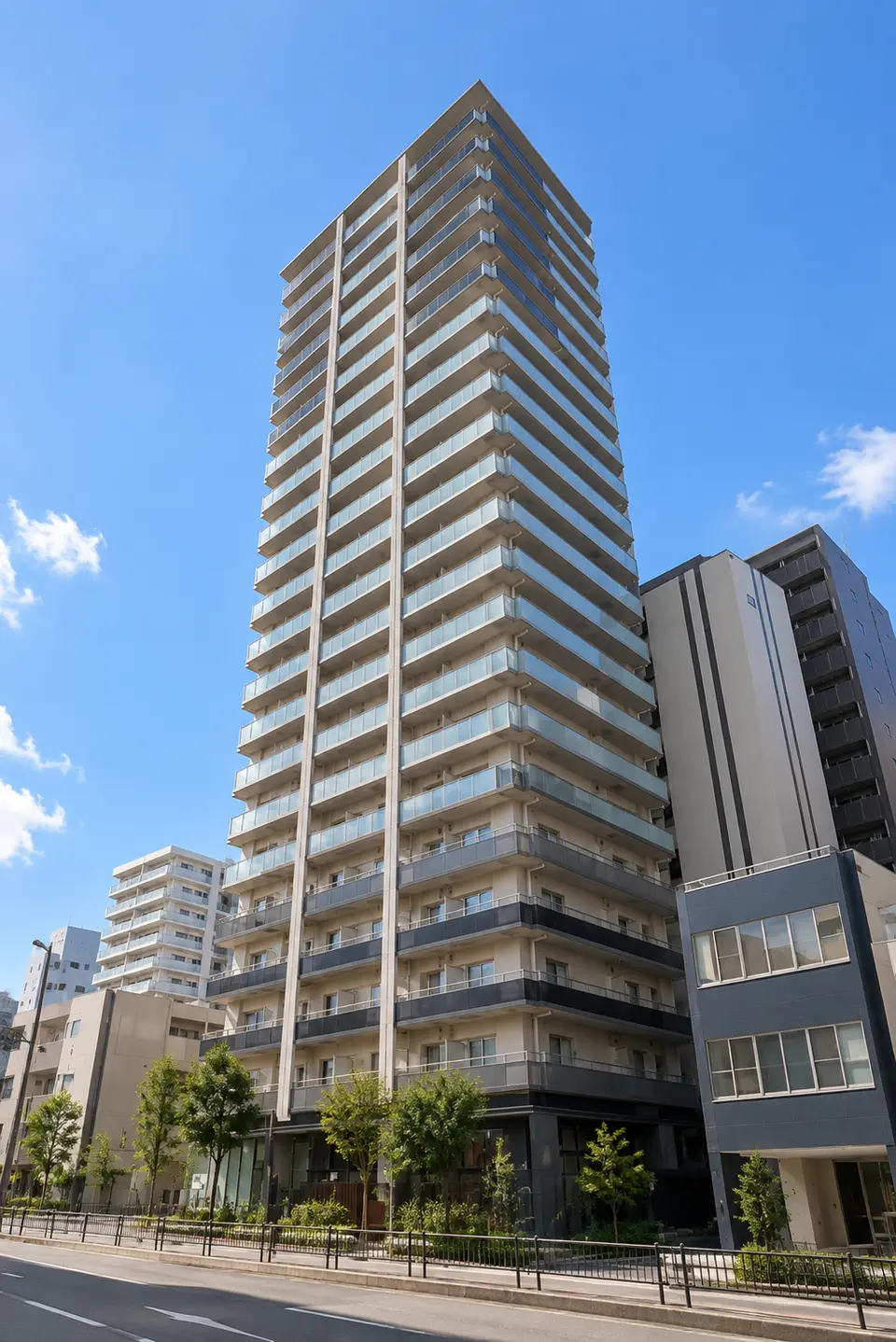 プラウドタワー安堂寺のイメージ画像（生成。実際の建物とは異なります）