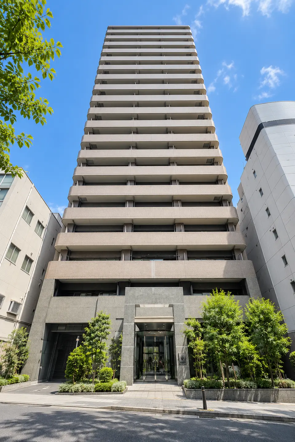 Generated illustration (not the actual building) of RIGARU TOWER SENBA