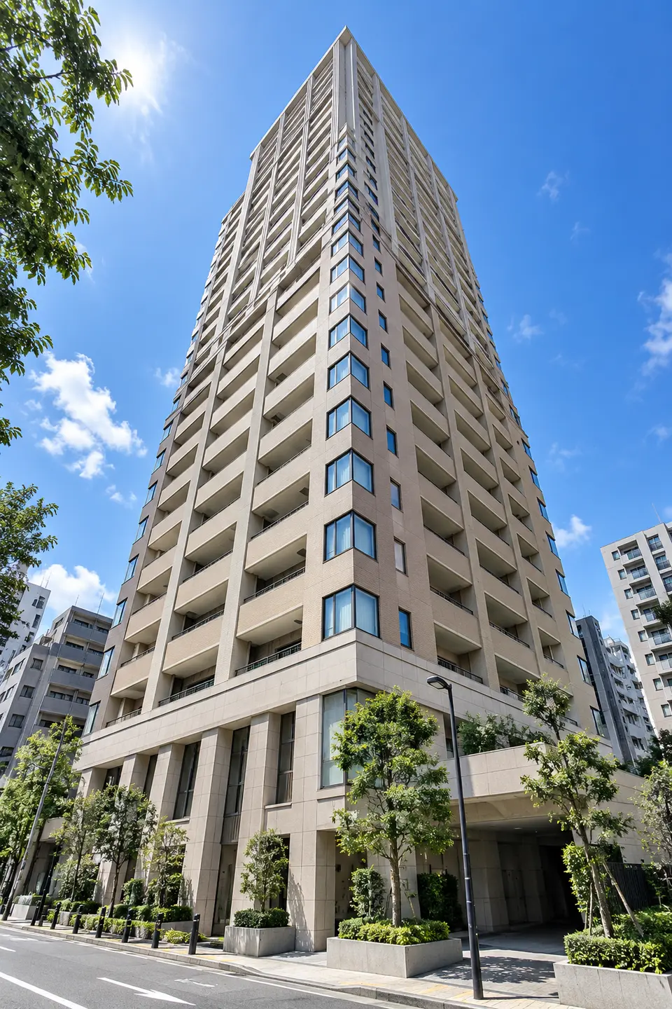 タワーザ上町台のイメージ画像（生成。実際の建物とは異なります）