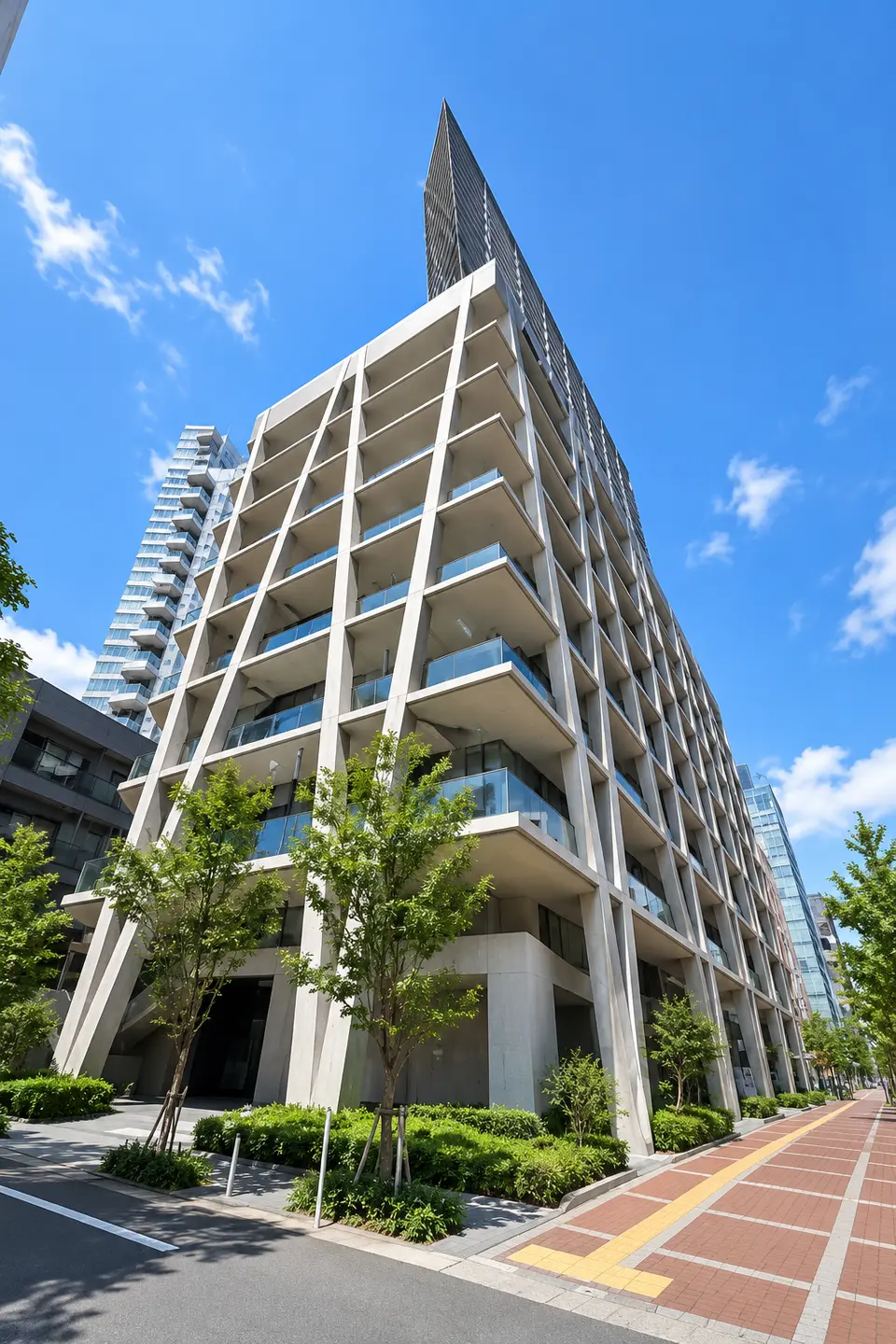 チャスカ茶屋町レジデンスのイメージ画像（生成。実際の建物とは異なります）