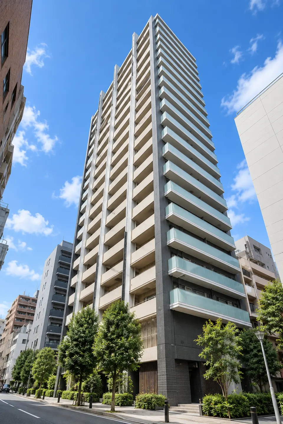 ロジュマンタワー大阪天満橋のイメージ画像（生成。実際の建物とは異なります）