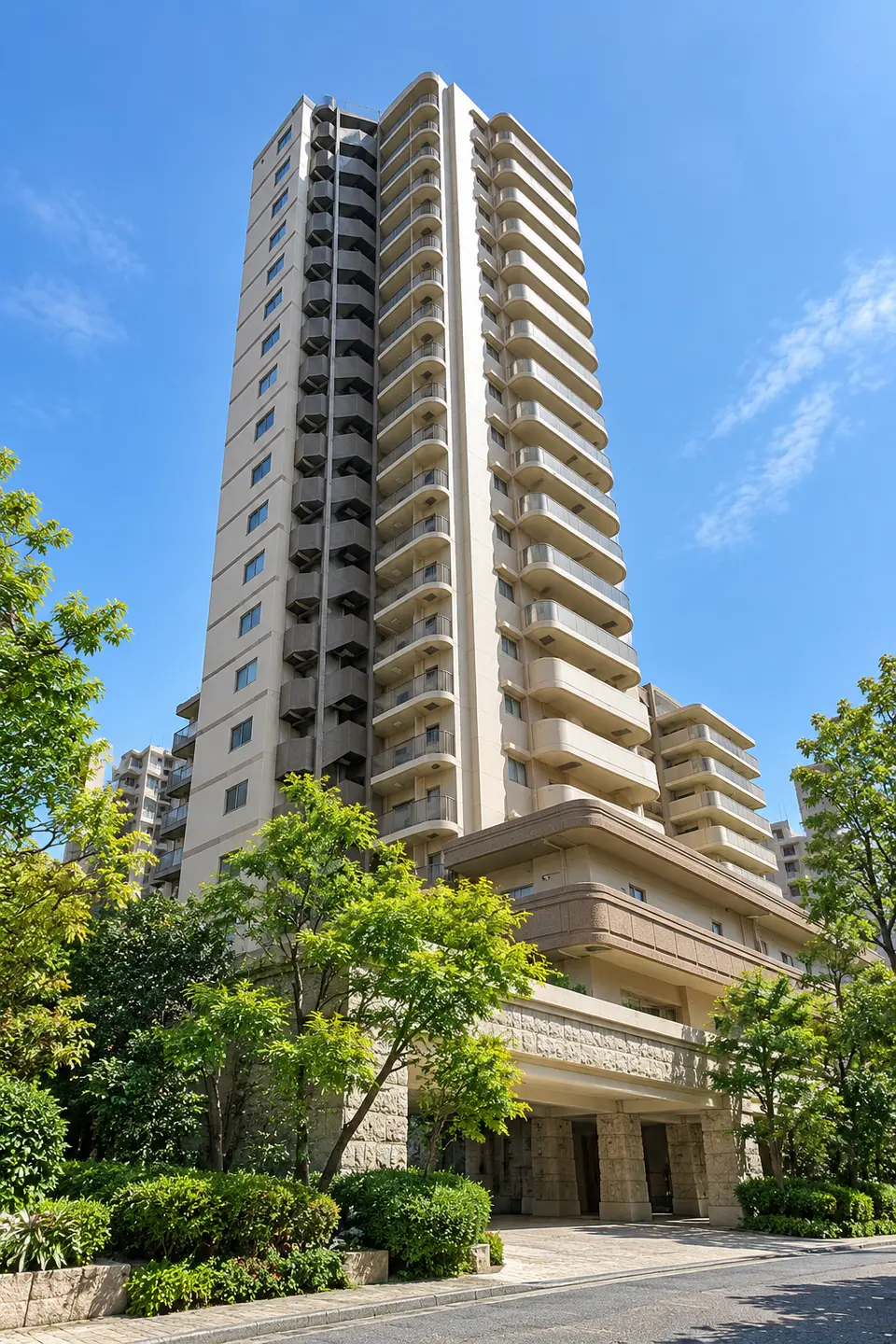 リバーガーデンみなとみさきA棟のイメージ画像（生成。実際の建物とは異なります）