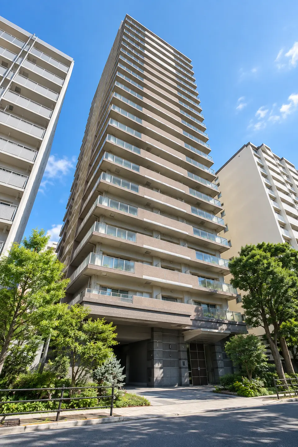 Generated illustration (not the actual building) of JIOKITAHORIE