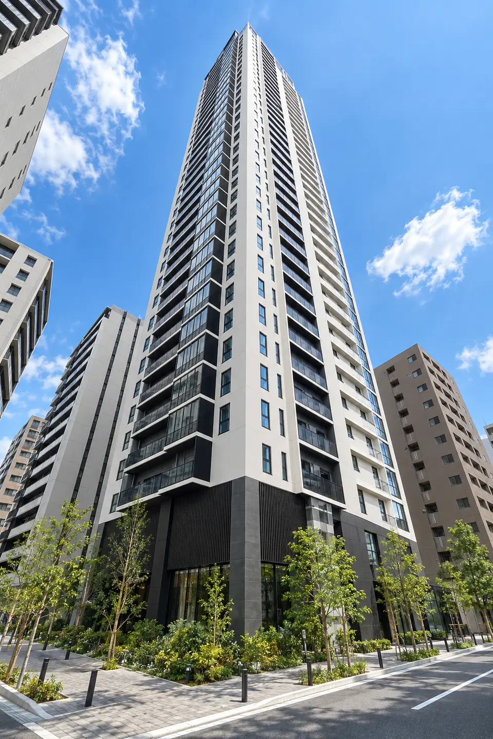 ジオタワー新町のイメージ画像（生成。実際の建物とは異なります）