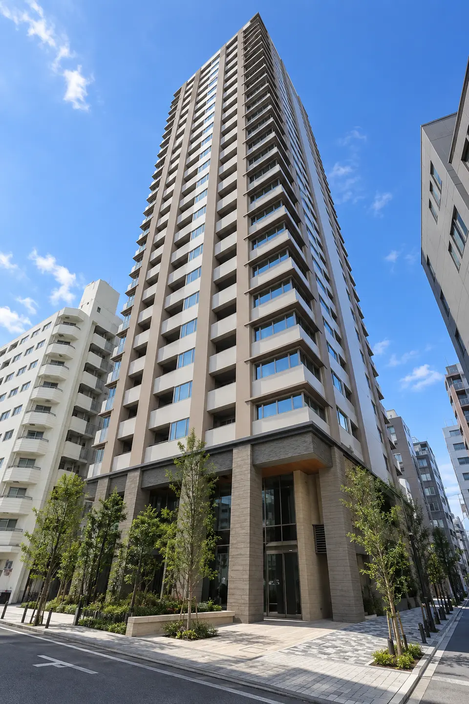 ウエリスタワー京町堀のイメージ画像（生成。実際の建物とは異なります）