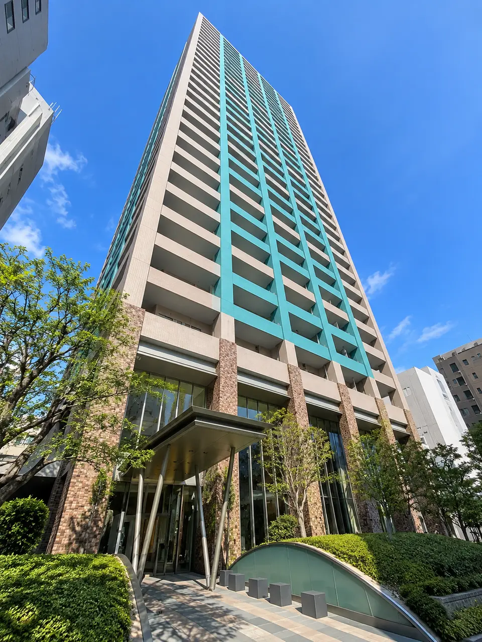 Generated illustration (not the actual building) of CENTRAL RESIDENCE TENNOJI CITY TOWER