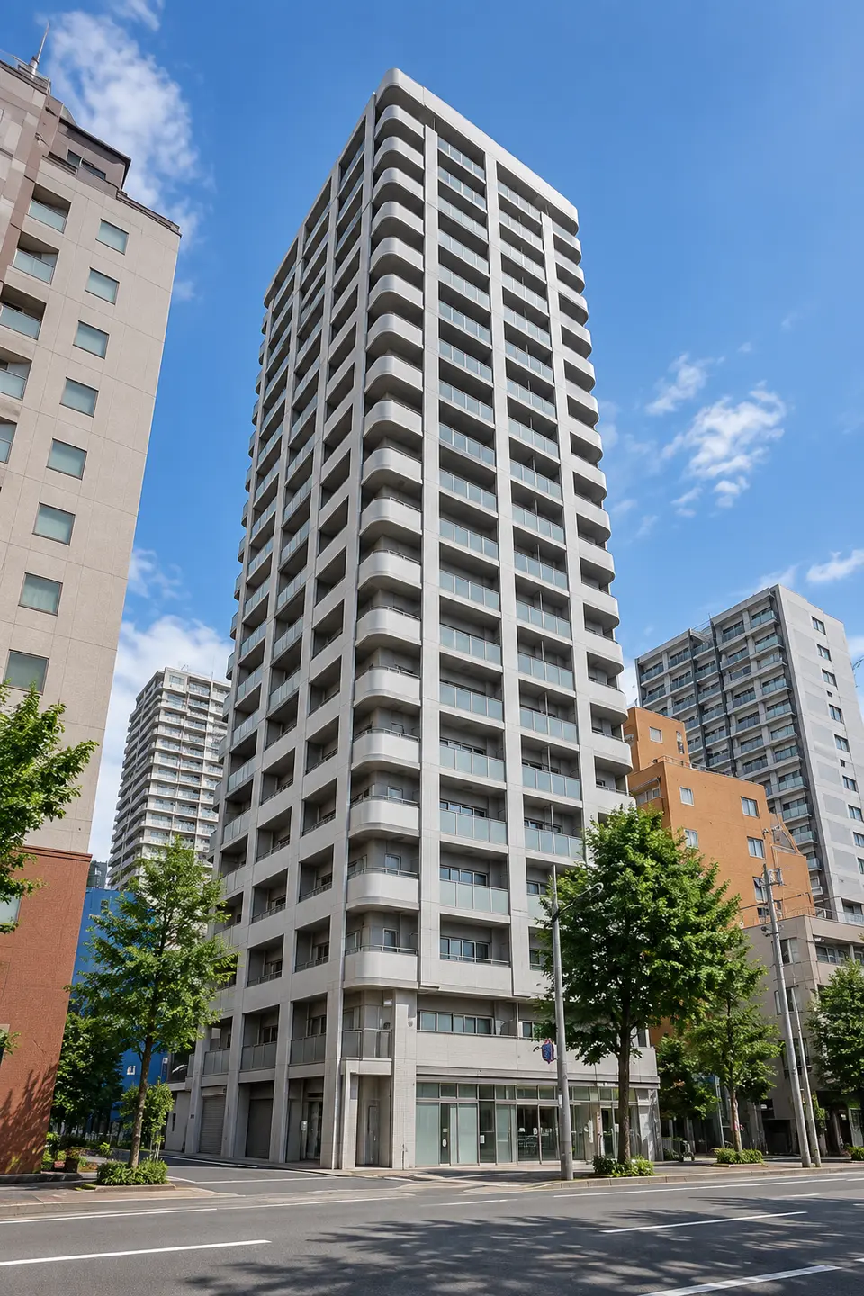 AMSタワー中島のイメージ画像（生成。実際の建物とは異なります）