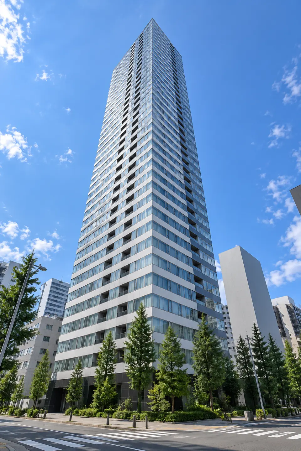 Generated illustration (not the actual building) of CITY TOWER SAPPORODORI