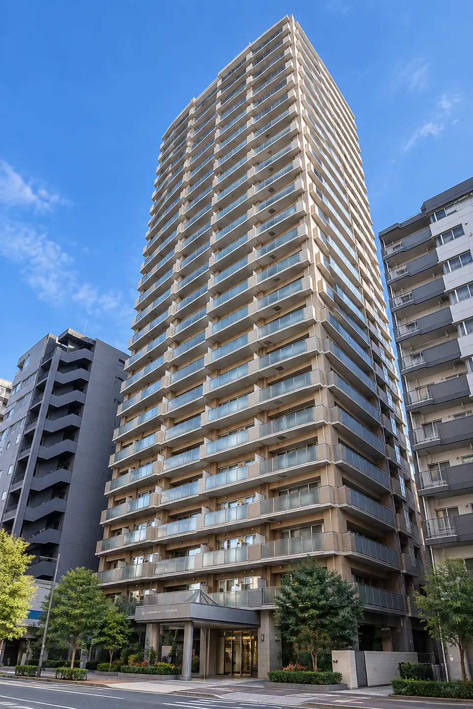 Generated illustration (not the actual building) of KURUZABARE TOWER S2
