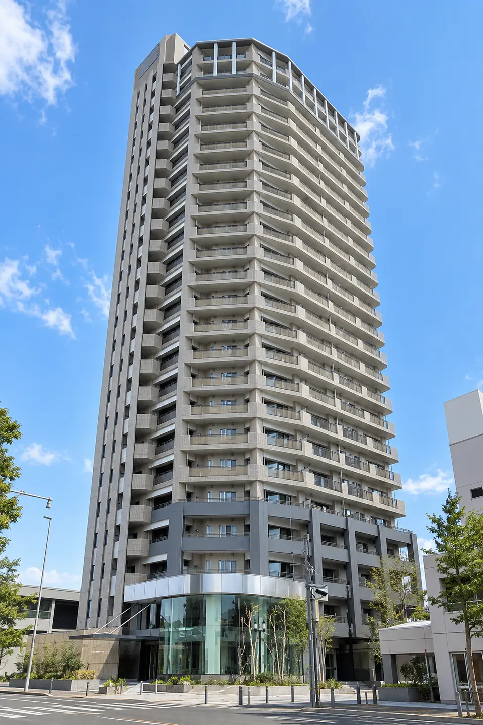 Generated illustration (not the actual building) of LIONS TOWER SAPPOROYAMAHANA