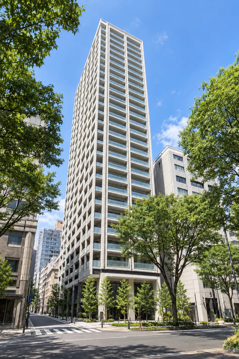 Generated illustration (not the actual building) of CIELIA TOWER SENDAIAOBADORI