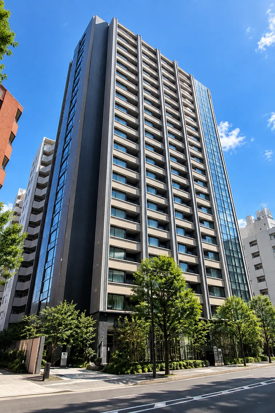 Generated illustration (not the actual building) of PROUD TOWER SENDAIKOTODAIDORI