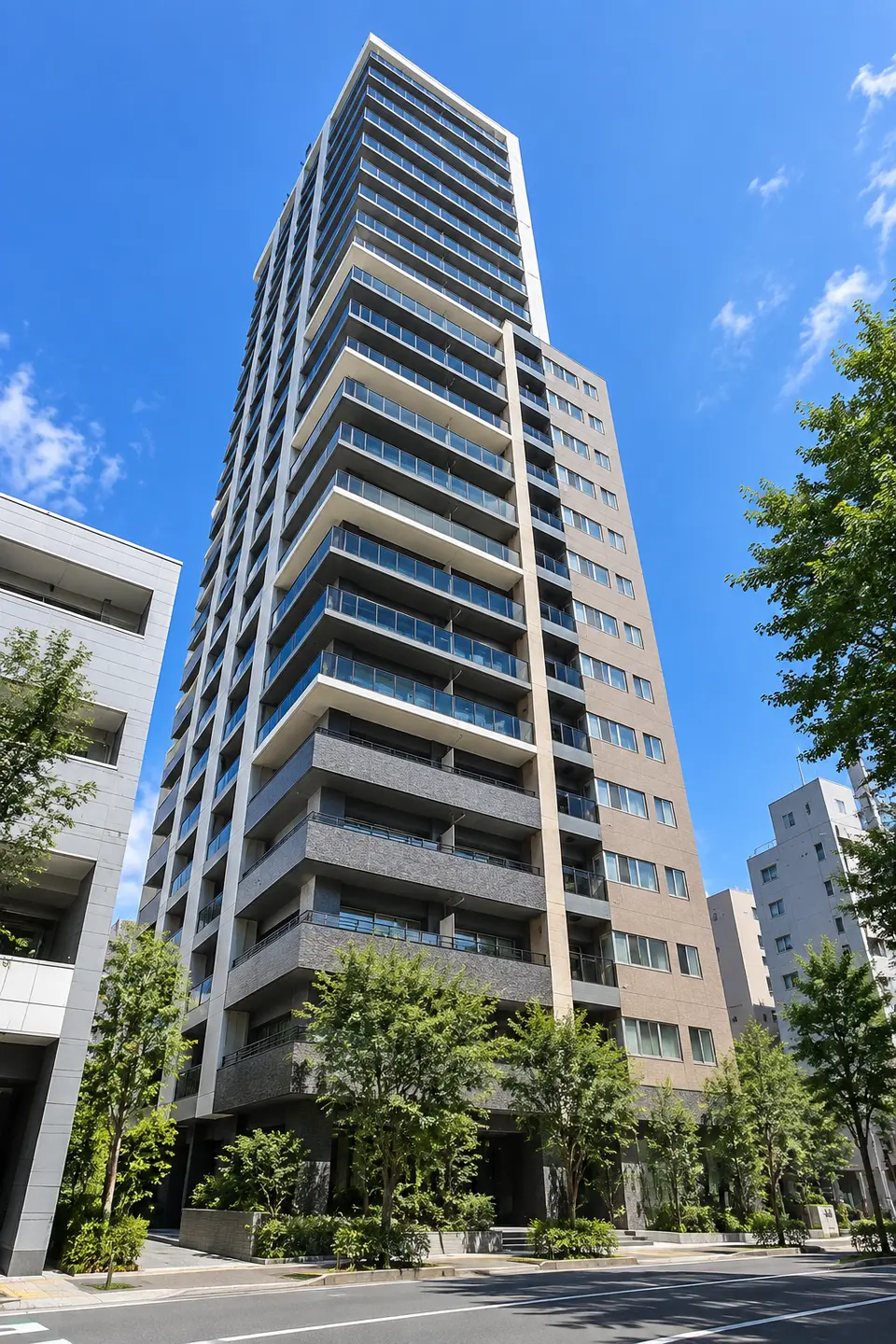 Generated illustration (not the actual building) of RU SANKU TOWER SENDAIKOTODAI KOEN