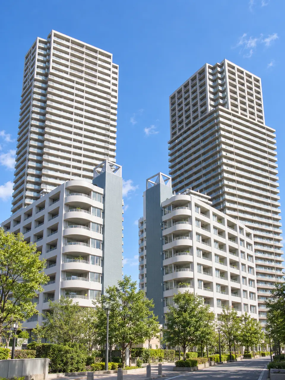 Generated illustration (not the actual building) of RIBAHAPU TOWER MINAMISENJU 2 GOTO