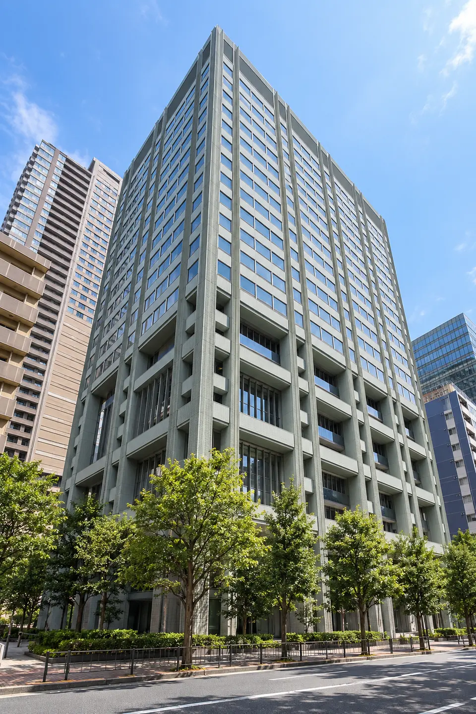 Generated illustration (not the actual building) of KOISHIKAWA CITY HAITSU