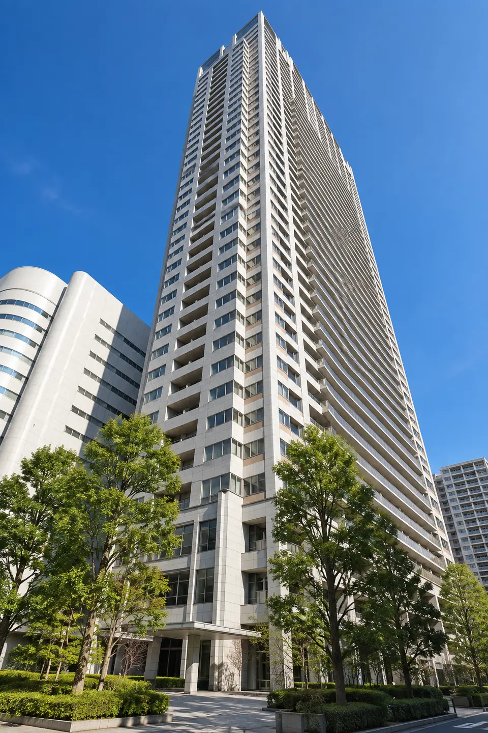 プラザタワー勝どきのイメージ画像（生成。実際の建物とは異なります）