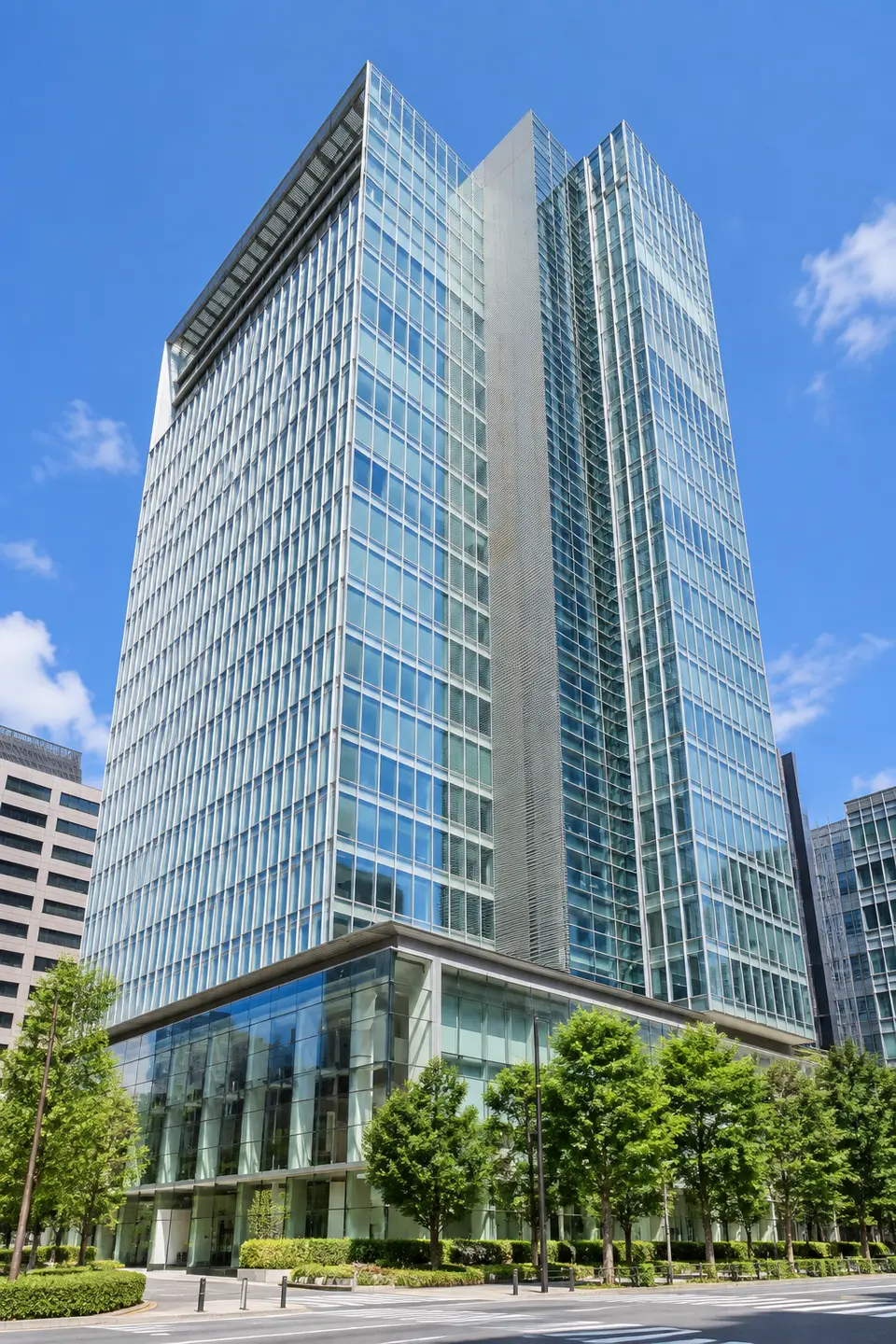 Generated illustration (not the actual building) of SHOCHIKU SQUARE RESIDENCE