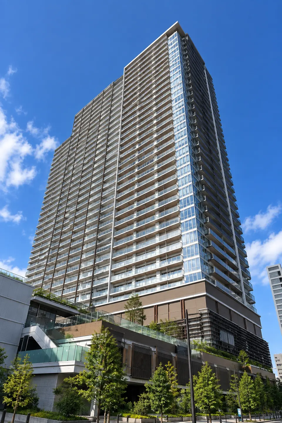 Generated illustration (not the actual building) of PARK CITY KOIWA THE TOWER