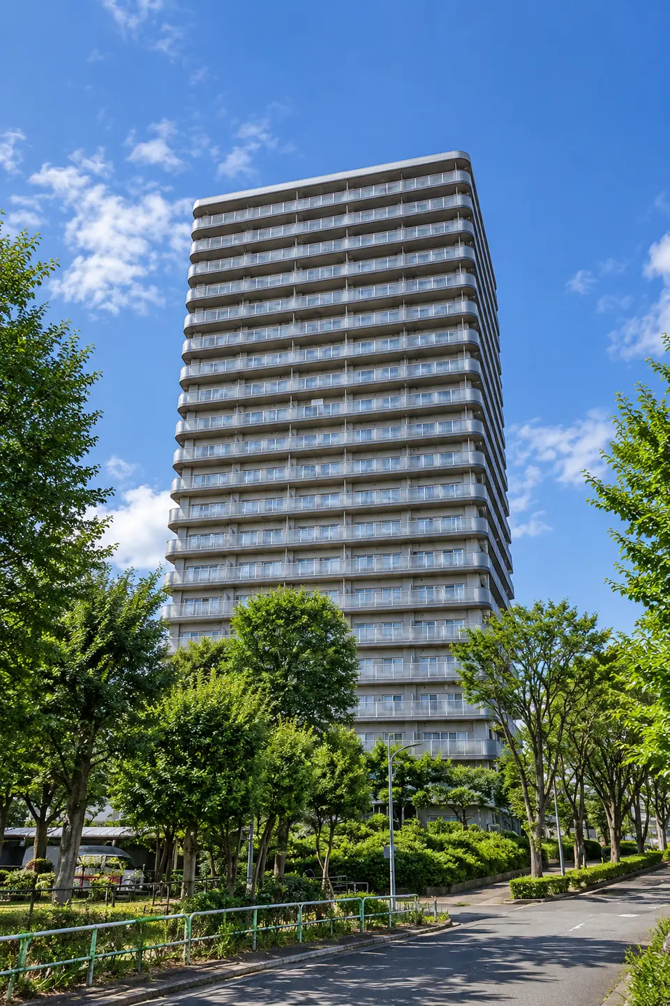 Generated illustration (not the actual building) of UKIMAICHICHOMEDAI 3 APARTMENT 1 GOTO