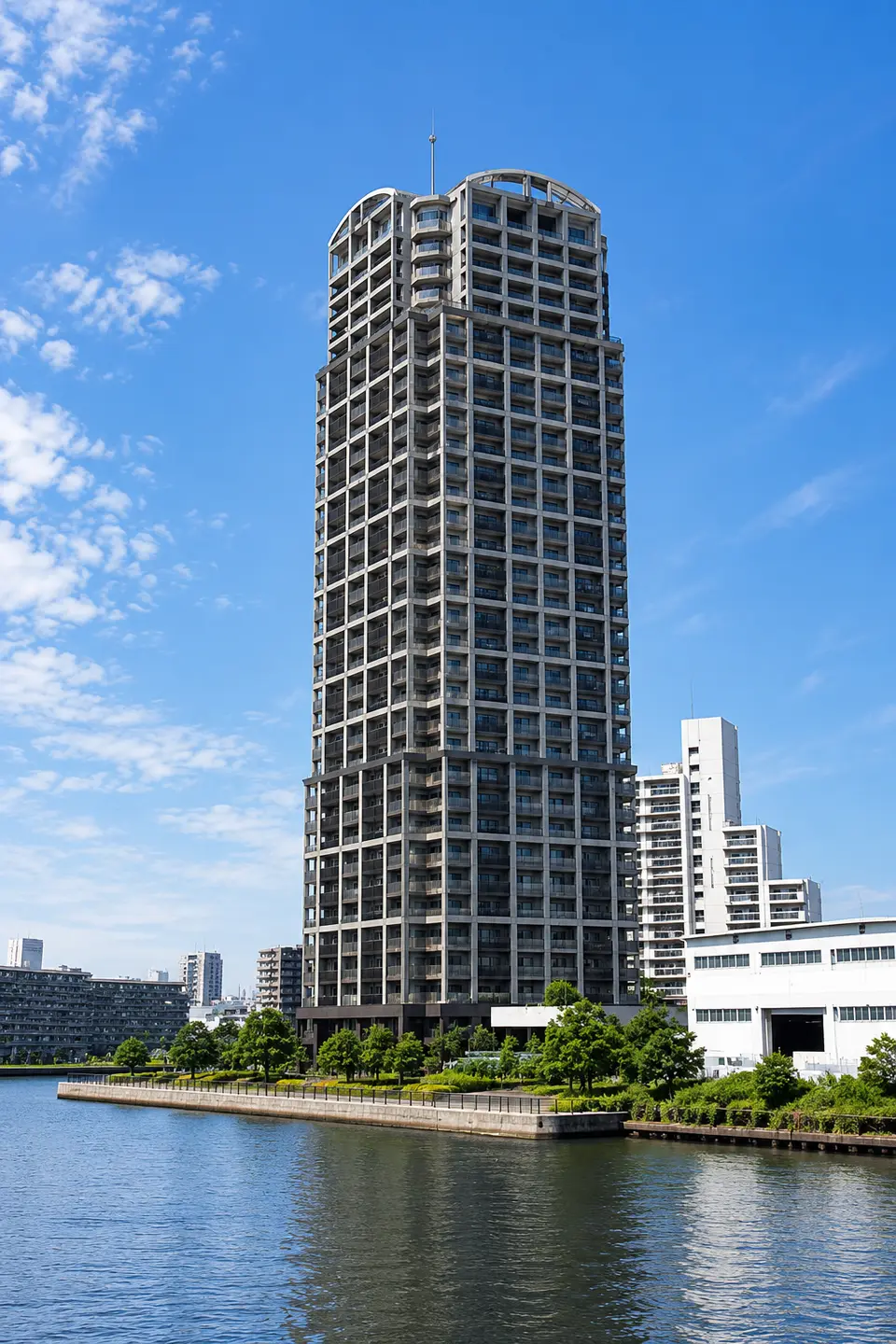 Generated illustration (not the actual building) of BERU TOWER