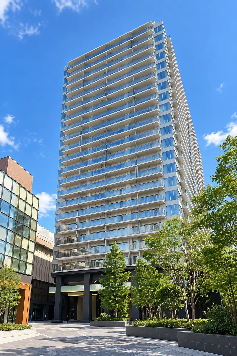 プラウドタワー亀戸クロス ゲートタワーのイメージ画像（生成。実際の建物とは異なります）
