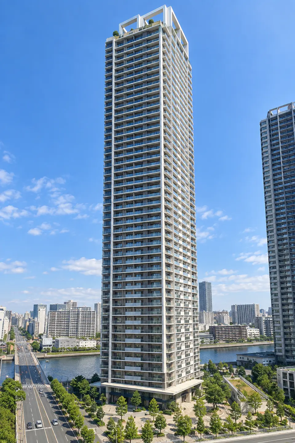 プラウドタワー東雲キャナルコートのイメージ画像（生成。実際の建物とは異なります）