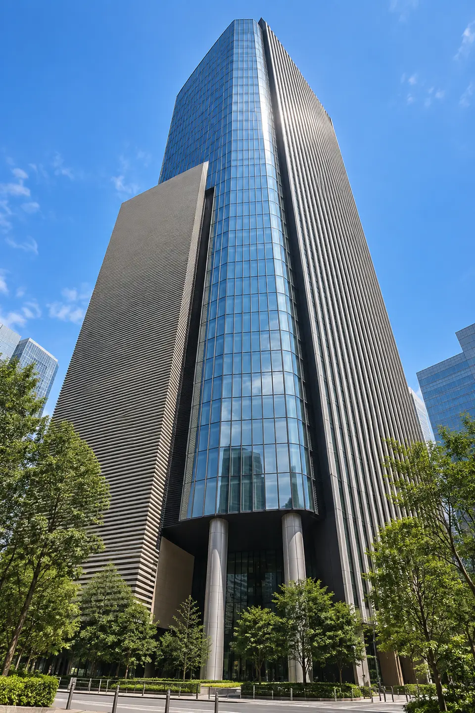 Generated illustration (not the actual building) of AKASAKA AIR RESIDENCE