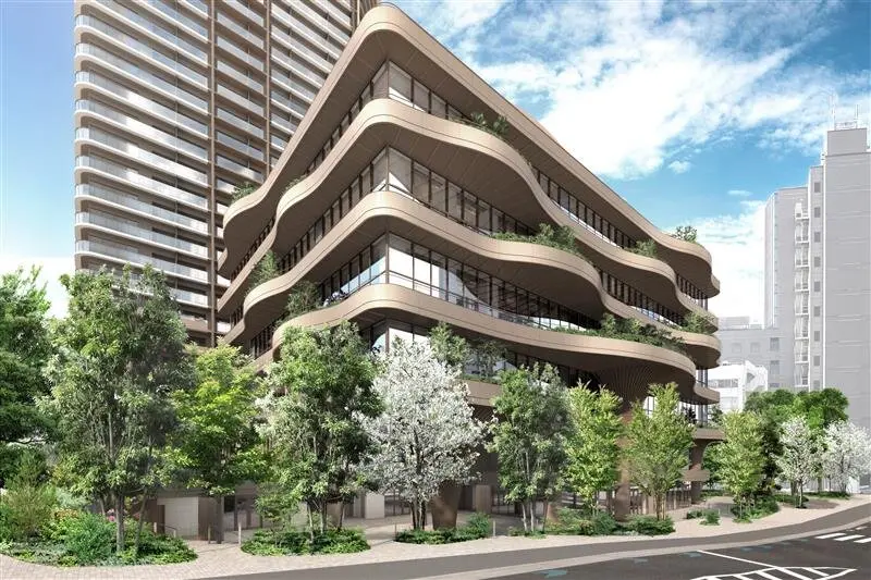 Architectural rendering of AKASAKANANACHOMESAIKAIHATSUJUTAKUTO