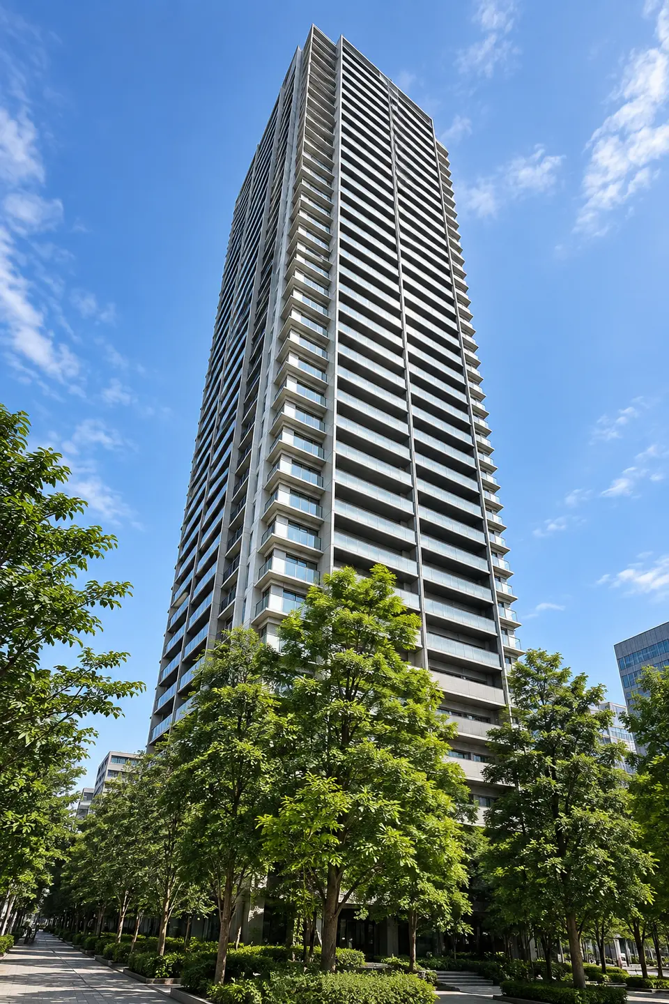 ブランズタワー芝浦のイメージ画像（生成。実際の建物とは異なります）