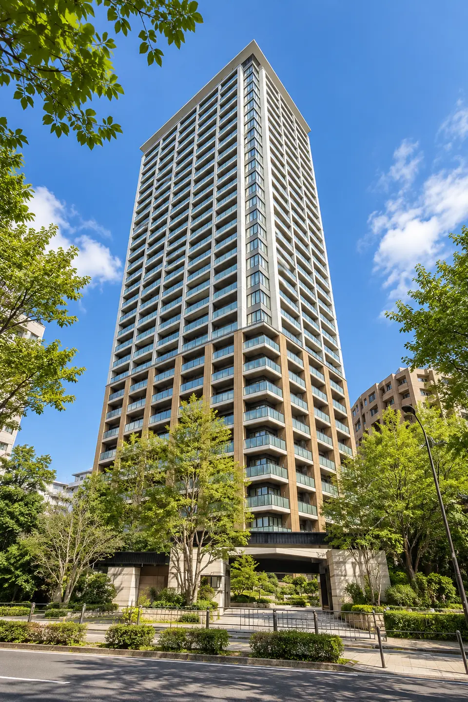 グランドメゾン白金の杜ザ・タワーのイメージ画像（生成。実際の建物とは異なります）