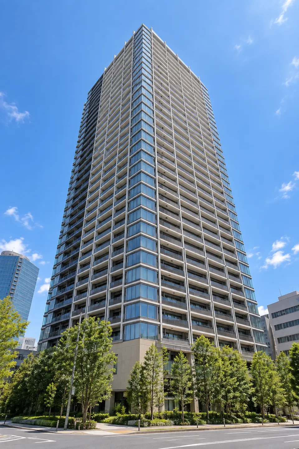 グローバルフロントタワーのイメージ画像（生成。実際の建物とは異なります）