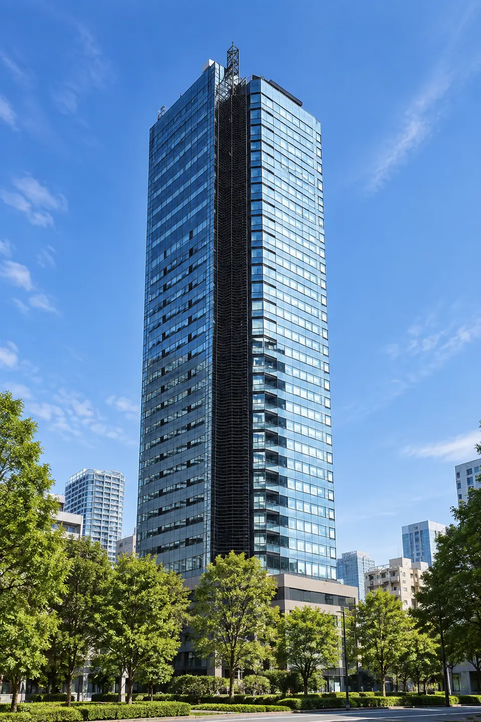 Generated illustration (not the actual building) of LA TOUR SHIBA KOEN II
