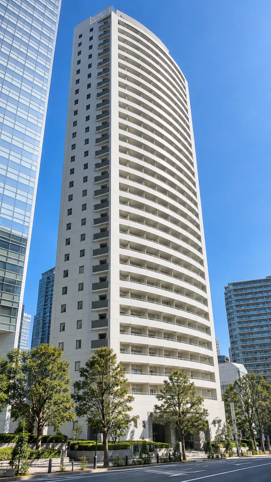 Generated illustration (not the actual building) of SUTORIASHINAGAWA