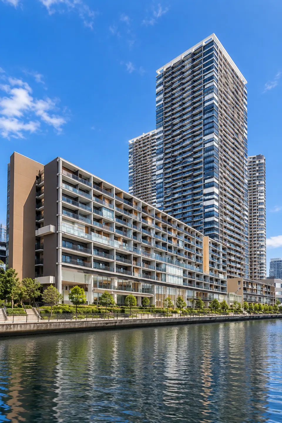 芝浦アイランドブルームタワーのイメージ画像（生成。実際の建物とは異なります）
