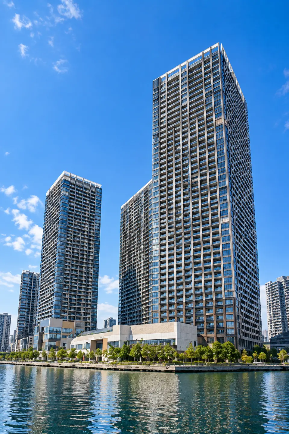 芝浦アイランド エアタワーのイメージ画像（生成。実際の建物とは異なります）