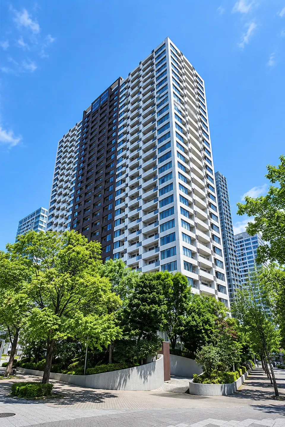 Generated illustration (not the actual building) of SHIRIA O DAIBAICHIBANGAI 1 GOTO