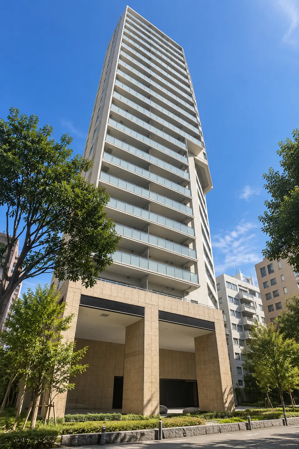 Generated illustration (not the actual building) of THE PARK HOUSE MITA TOWER
