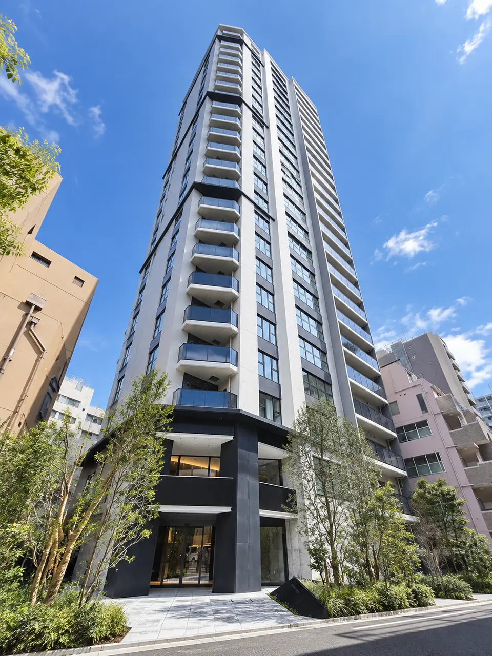 Generated illustration (not the actual building) of PARK TOWER OMORI