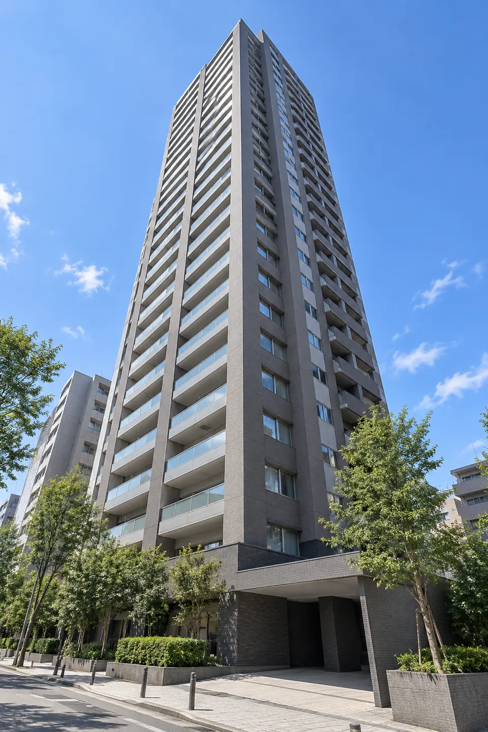 Generated illustration (not the actual building) of KAGURAZAKAAINSU TOWER