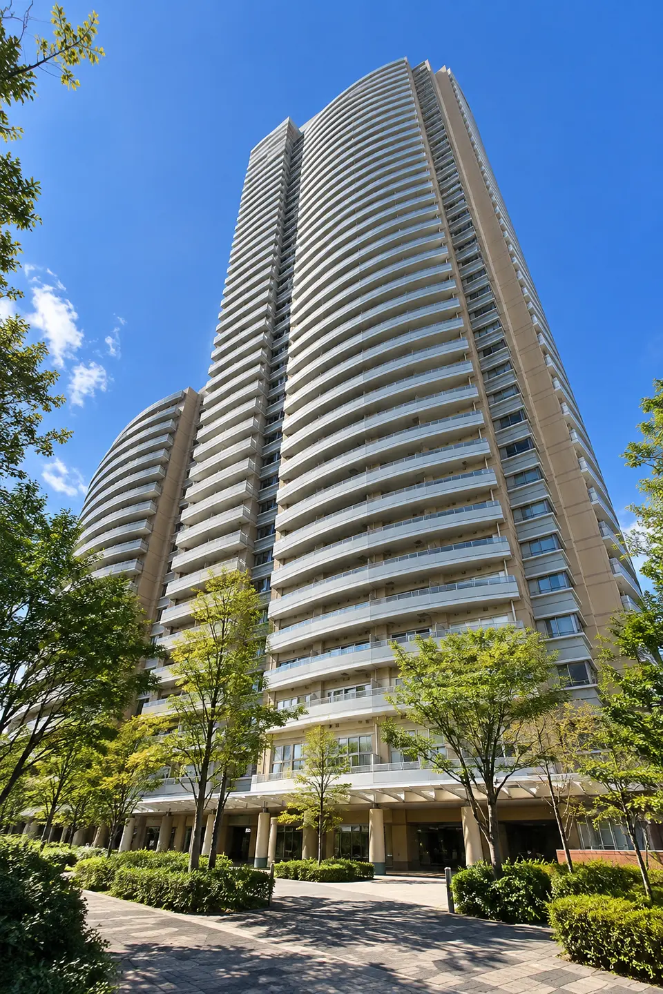河田町ガーデン1号棟のイメージ画像（生成。実際の建物とは異なります）